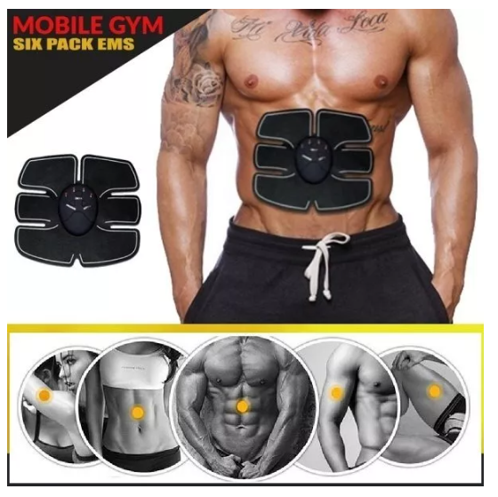 ELECTRO ESTIMULADOR ABDOMINAL  6PACK EMS