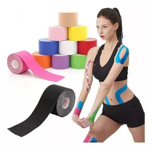 2 CINTA ELÁSTICA KINESIO TAPE SPORT 5 CM