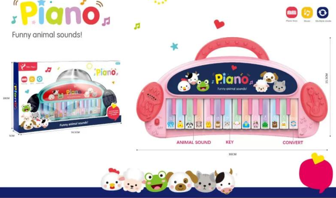 Juego Piano con sonidos de animales