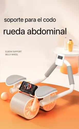 Rueda Abdominal Soporte Con Auto rebote