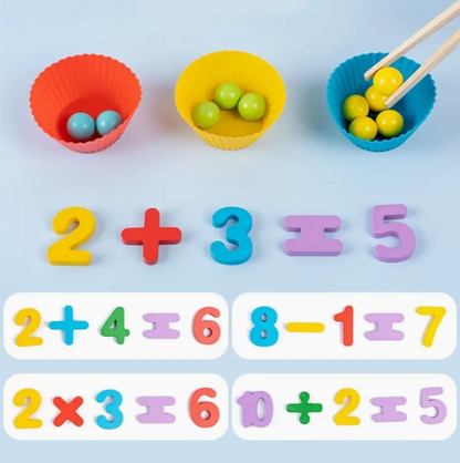 JUEGO DE MATEMATICAS MONTESSORI  NIÑOS